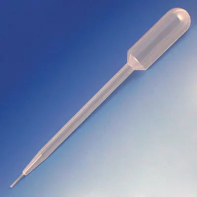 GLOBE SCIENTIFIC Transfer Pipette: 8.7 mL Capacity, Non-Sterile, Std Transfer Pipette, Plastic - Non-Sterile Transfer Pipettes