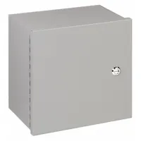 WIEGMANN Enclosure: Steel, 10 in x 10 in x 4 in, NEMA 1, Solid Cover, Hinged, Painted (MPN N1C101004)