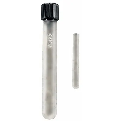 KIMBLE Culture Tube: 8 mL, Culture Tube, 13 mm Body Dia, 100 mm Overall Ht, Colorless - Glass Culture Tubes