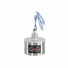 This FILL-RITE flowmeter is a custody transfer rated oval gear displacement meter for inline installation with 1/2 in NPT connections. It provides +/-0.175% accuracy and a standard frequency pulse output, operating at 24V DC maximum. Without a display, it is suited for integration into automated fluid monitoring or dispensing systems.