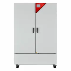 Stability test chamber for controlled temperature and humidity testing. Operates on 200/240V with temperature accuracy tolerance of +/-0.1°C at 40°C and uniformity of +/-0.2°C at 40°C. Humidity range 10% to 80%. Dimensions: 45 7/100 in x 49 21/100 in x 75 39/50 in.
