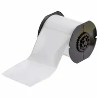 Pre-Cut Label Stock Roll: 4 in x 4 in, Acrylic, Permanent Adhesive, 450 Labels, BBP33/i3300/i5300 (MPN B33-161-423)