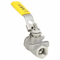 APOLLO Manual Two-Way Ball Valve: 3/8 in Nominal Valve Size, Stainless Steel, Straight Valve Body (MPN 7610227A)