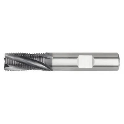 WIDIA HANITA 4S0R10004NW Corner-Chamfer Carbide Roughing End - Corner-Chamfer Carbide Roughing End Mills for Steel & Cast Iron