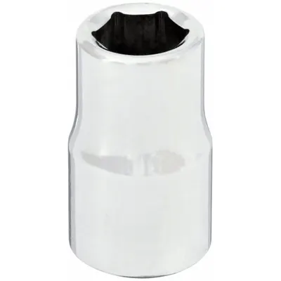 WESTWARD Socket: Metric, 1/2 in Drive Size, 11 mm Socket Size, 6-Point, Std, Chrome - 1/2" Drive Hand Sockets