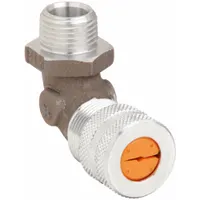 Liquid Tight Cord Connector: Aluminum, 1/2 in MNPT, 0.13 in to 0.19 in, Silver (MPN NHC1020)