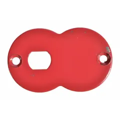 Lock plate designed to fit Dayton brand material handling equipment. Used to secure assembly and maintain mechanical stability in conveyors, hoists, and similar systems.