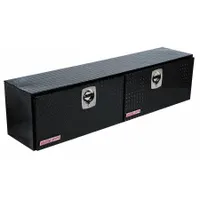 WEATHER GUARD Topside Truck Box: Topside Truck Box, Double Drop-Down Doors Lid, D-Handle, Aluminum (MPN 372-5-02)