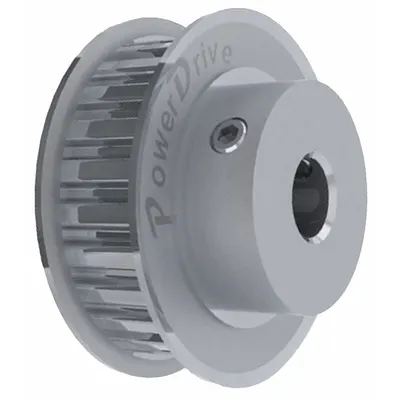 POWER DRIVE Gearbelt Pulley: Trapezoidal, Plain, For XL Timing Belt Section - XL Section Timing Belt Pulleys