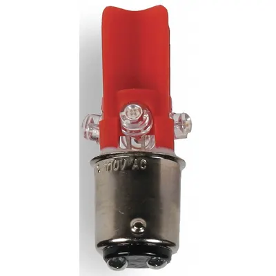 EDWARDS SIGNALING 270LEDR240V BA15d Double-Contact Bayonet Base LED Lamp - BA15d Double-Contact Bayonet Base Lamps