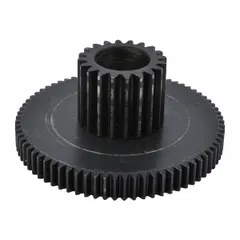 This intermediate cluster gear is a replacement component for hoist systems, used to transfer motion between shafts in industrial lifting applications. It is designed for precise gear engagement to support safe load handling. Refer to original equipment documentation for detailed specifications.