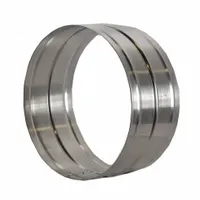 AMERIC Duct to Duct Connector: 5 3/8 in Lg, 12 in Outlet Dia, For Use With Mfr. No. VAF3000P, Silver (MPN AM-CA12)