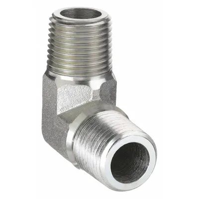 AEROQUIP 2085-8-8s NPTF-to-NPTF Steel Hydraulic Hose Adapter - NPTF-to-NPTF Steel Hydraulic Hose Adapters
