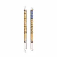 This gas detection tube is designed for use with DRAEGER Accuro pumps to measure ammonia (NH3) concentrations in the range of 0.5 to 10% by volume. Each pack contains 10 tubes for multiple tests. The tube provides direct-reading results, enabling quick assessment of ammonia levels in industrial environments such as refrigeration or chemical processing areas