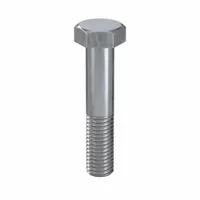 Hex Head Cap Screw: Steel, Class 8.8, Zinc Plated, M14, Metric, 70 mm lg, Partially Threaded, 25 PK (MPN HF08140700-025P1)