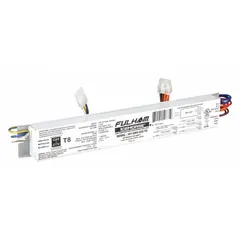 Rapid start electronic ballast for one F32T8 fluorescent lamp. Operates on 120 to 277V AC input and supports 25 W or 32 W lamp wattage. Suitable for use in commercial and industrial lighting fixtures such as troffers and strip lights.