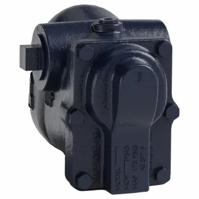 ARMSTRONG INTERNATIONAL Steam Trap: Cast Iron, 1 1/4 in FNPT, 2,500 lb/hr, 75 psi Max., 377°F Max. - Cast Iron C-Pattern Float & Thermostatic Steam Traps