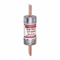 MERSEN Fuse: Class K5, OT Series, Fast-Acting, 300 A, 250 V AC, 250 V DC, Non-Indicating (MPN OT300)