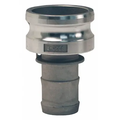 DIXON VALVE & COUPLING Cam and Groove Adapter: 4 in Coupling Size, 3 in Hose Fitting Size - Type E Aluminum Cam & Groove Fittings