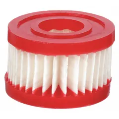 Replacement air filter element for reciprocating compressors. Removes particulates from intake air to protect internal components. Compatible with models 1WF72, 4YW07, 4YW08, 4YW09, 5ZL70, 5ZL71, and SS3 series. Type P1.5U-A9/SS3.