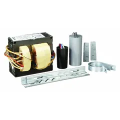 This high-pressure sodium ballast kit from ADVANCE is rated for 250 W maximum bulb watts with ANSI Code S50 and pulse start. It operates on 120/208/240/277V AC and includes a mounting bracket. Suitable for use in industrial, street, and warehouse lighting fixtures requiring pulse-start HID lamps.