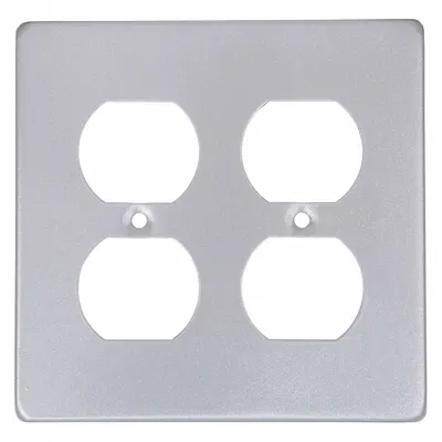 HUBBELL KILLARK Weatherproof Cover: Copper-Free Aluminum, FD/FS, Duplex Receptacles, 2 Gangs - Aluminum & Zinc Weatherproof Electrical Box Covers