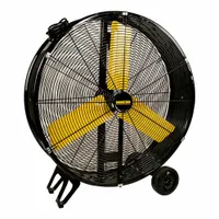 MASTER Circulating Fan: 30 in Blade Dia, 120V AC, Mobile, 1/3 hp, Direct Drive, Steel (MPN MAC-30D)