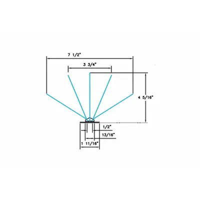 BIRD-X Bird Repellent Spikes: Narrow, Plastic Base, Clear, 50 ft Overall Lg - Bird Spikes