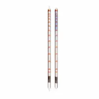 DRAEGER CH20301 detector tube for carbon dioxide (CO2) measurement in the range of 5 to 60% vol. Supplied in a 10-pack for use with DRAEGER Accuro bellows pumps. Provides direct-reading colorimetric indication for workplace safety, confined-space entry, and process monitoring