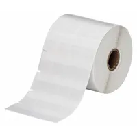 Wraparound Label: 15/16 in x 3/4 in, Vinyl, White (Matte), For 18 AWG to 8 AWG Wire Gauge (MPN THT-56-427-5-SC)