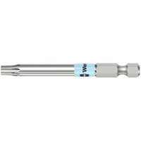 WERA Power Bit: Power Bit, T20 Bit Size, Imperial, Torx® Head, TX 20x89 Bit Industry Size, Std, Hex (MPN 05071091001)