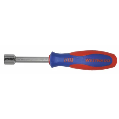 WESTWARD Hollow Round Shank Nut Driver: Straight, SAE, Without Magnetized Tip, Std - Standard Nut Drivers