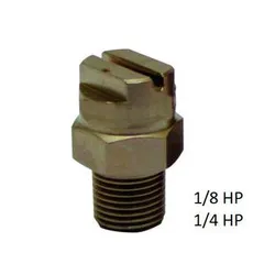 Round jet nozzle type HHP 1/4"M index 08 angle 0° BSPT