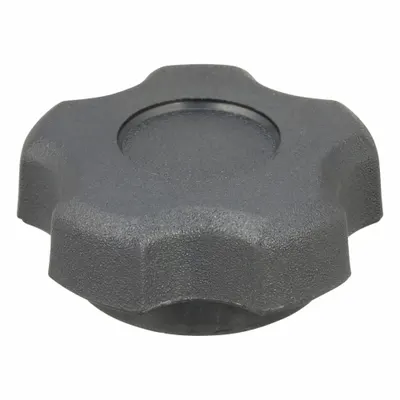 INNOVATIVE COMPONENTS Hand Knob: 5 Point, Plastic w/ Steel Thread, 1/4"-20 Thread - 5-Arm Knobs with Threaded Hole