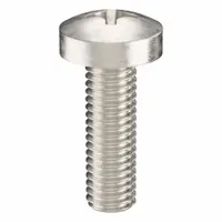 Machine Screw: M5x0.80 Thread Size, 16 mm Lg, 316, Stainless Steel, Plain, Pan, Phillips, 50 PK (MPN ZSCRW-482)