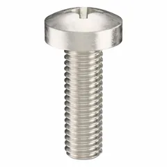 M5x0.80 thread, 16 mm length, 316 stainless steel with plain finish. Pan head, Phillips drive, #2 drive size. Suitable for general assembly, electrical enclosures, and instrumentation panels where corrosion resistance is required. Supplied in a 50-piece pack.