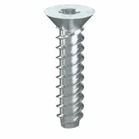 Sheet Metal Screw: #8 Size, 3/4 in Lg, Steel, Zinc-Plated, Torx Plus®, Flat, 50 PK (MPN 441400)