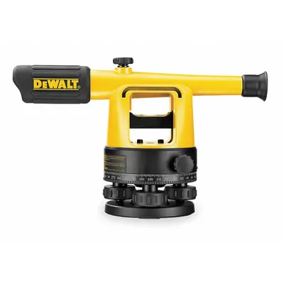 DEWALT Builders Level Kit: Manual, 20X, 200 ft Working Range (Max) - Optical Levels