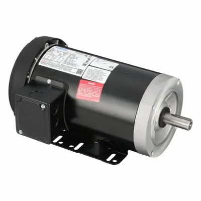 LEESON General Purpose Motor: C-Face/Rigid Base Mount, Totally Enclosed Fan Cooled - C-Face with Rigid Base 3-Phase General Purpose AC Motors