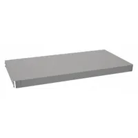TENNSCO Shelf: 48 in x 24 in, 4,000 lb Load Capacity, Steel, 16 ga Decking, Gray, Shelf (MPN RXHS-4824)