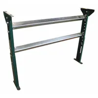 APPROVED VENDOR Conveyor Support Stand: For 10 in Between Frame Wd, 31 in Min. Ht, 43 in Max. Ht
