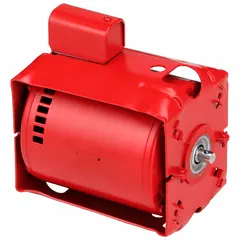 Single-phase OEM replacement motor for circulator pumps. Rated 1/6 hp at 115 V with a 48 frame size. Compatible with series 174031-123. Used in hydronic heating and HVAC systems to drive water circulation.