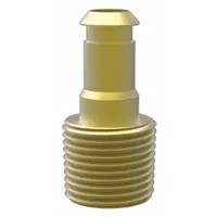 PIAB Vacuum Pad Adapter: For 40 mm to 50 mm Pad Size, 10 mm Port Size, 13/32 in Thread Size (MPN Fitting D=10, 3/8 NPT - 1/4 NPSF)