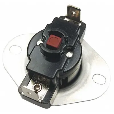 OEM Temperature Limit Controller: Open on Rise, SPST, 180°F Opening, Manual Reset - Flame Rollout Limit Controls