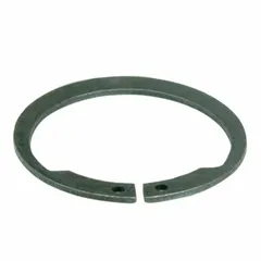 External retaining ring designed to secure components on shafts or in housings by fitting into a groove. Compatible with Dayton components and manufacturer model number 4KHF7.