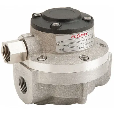 FLOMEC Electronic Flowmeter: Oval Gear Flow Meter, Electromagnetic, Aluminum, 1/2 in NPT - Oval Gear Flowmeters