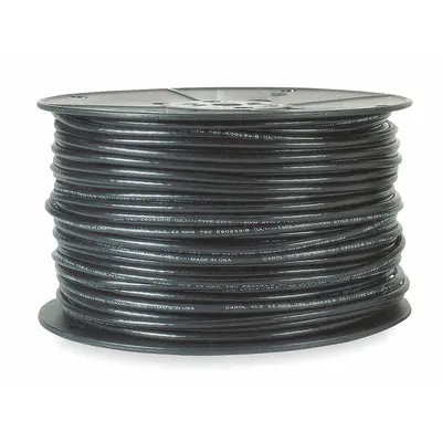 CAROL RG-6/U Coaxial Cable, 18 AWG, 60% Aluminum Braid, 1000 ft, Riser