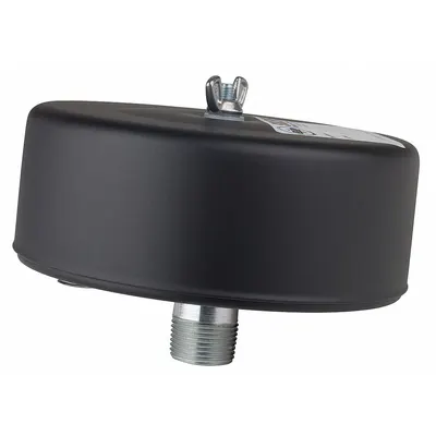 SOLBERG Filter Silencer: 3/4 in (M)NPT Inlet Size, 25 cfm, 4 in Overall Ht - Air Compressor Intake Filters & Silencers
