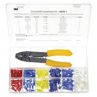 3M Wire Terminal Kit: 96 Pieces, 22 AWG – 10 AWG Wire Sizes, Crimping Tool (MPN SDTK-1)