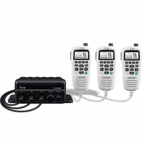 ICOM Marine Two-Way Radio: VHF, Analog, DSC, 1 W_25 W, 70 Channels, Alphanumeric, IPX7, GPS, M410BB (MPN M510BB GW 21 USA)